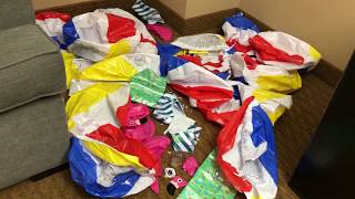 Intex beach ball pop and destroy! [PART 18] Inflatable pool popping adventure