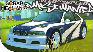 MOST WANTED BMW M3 GTR in Scrap Mechanic, #178