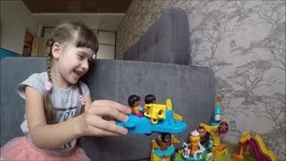 Лего Дупло Большой парк аттракционов 10840 Играем с Дашей в Лего Дупло