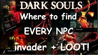 Dark Souls Remastered: NPC Black Phantom invasions