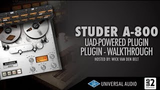 UAD - Studer A800 Plugin Explained (Complete walkthrough)