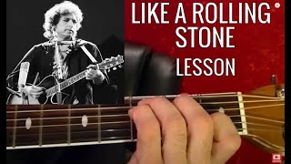 Like a Rolling Stone - Bob Dylan - Guitar Lesson -  Beginners✅✅?