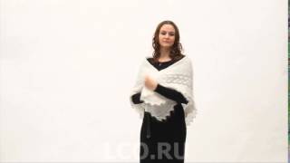Пуховый платок "Зимний сон"