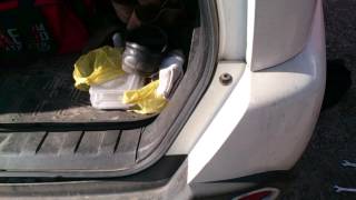 Снятие заднего бампера Nissan X-trail рестайл