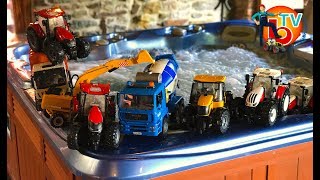BRUDER TOYS Traktor Truck Garbage in a whirlpool