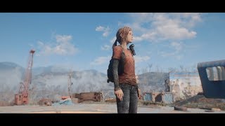 The Last Of Us Ellie Player Mod Gameplay - Fallout 4 Survival Mode (PC)