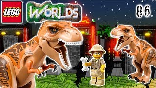 Let's Build LEGO Jurassic World: Part 9: T-Rex Kingdom: Let's Play LEGO Worlds