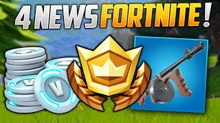 PRIX ET DATE DU PASSE SAISON 5, INFO SUR LES CADEAUX & PROCHAINE ARME DE FORTNITE ! (Fortnite News)