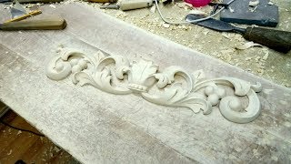 Wood carving. Baroque