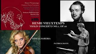 Henri Vieuxtemps: Concerto pour violon no.1, op. 10, en mi majeur, Vineta Sareika (violin)