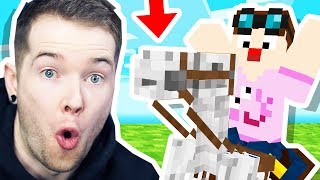 I STOLE a SKELETON HORSE in Minecraft Hardcore!