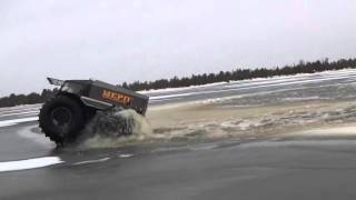 SHERP / ATV of Alexey Garagashyan in the water