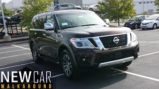 2017 NISSAN ARMADA SL - IN DEPTH WALKAROUND STARTUP EXTERIOR INTERIOR DRIVE & TECH