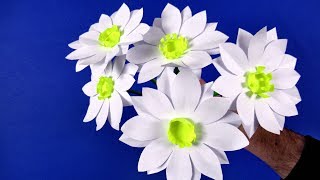Как сделать цветы ромашки из бумаги. Цветы из бумаги ромашки