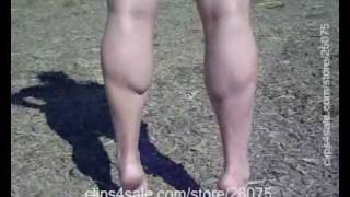 cindy muscular calves
