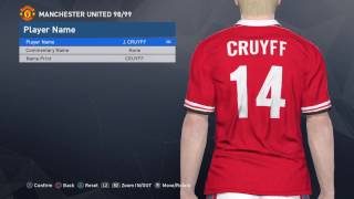Jordi Cruyff PES 2017 face & stats