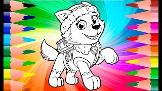 Рисуем щенячий патруль, Эверест / Draw a paw patrol, Everest