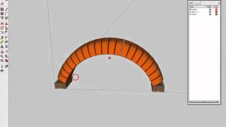 Рисуем арки в SketchUp