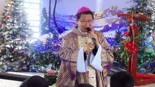 Đức Cha Phêrô giảng lễ ban bí tích thêm sức tại gx nhật tân, Gp Mỹ Tho
