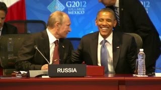 Putin and Obama share a laugh at G-20