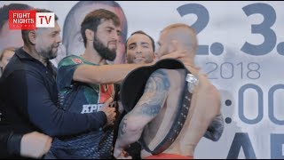 Взвешивание FIGHT NIGHTS GLOBAL 84