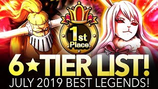 GLOBAL TIER LIST! Best Legends July 2019! (ONE PIECE Treasure Cruise)