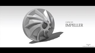 CATIA online training | How to design an impeller | cad tutorial for beginners | CAO tutoriel