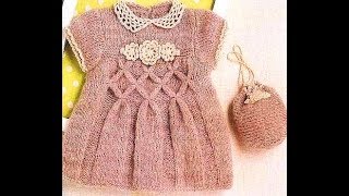 Платье для Девочки Спицами - видео - модели 2019 / Dress for Girl with Knitting Needles