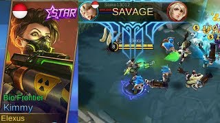 Kimmy March Starlight Skin Bio Frontier Gameplay (Worth It..?) - Mobile Legends