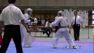 日本拳法 2012全国大学選抜選手権大会 決勝戦 第四試合