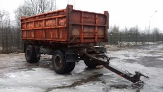 1. Прицеп самосвальный СЗАП 8543, Камаз, 2007 г., 12т, 18м3