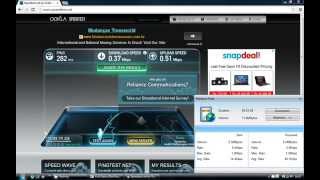 Reliance 3G Internet Speed Test