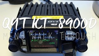 QYT KT-8900D Mini Transceiver | Menu & Function Walkthrough