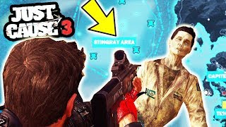 JUST CAUSE 3 NEW HIDDEN ZOMBIES WITH LOCATION! | SuperRebel