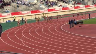 岩手国体　400ｍリレー準決勝　ケンブリッジ飛鳥