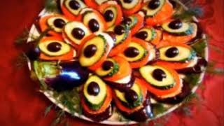 Великолепная закуска ,, Павлиний хвост ", потрясно вкусно и полезно)