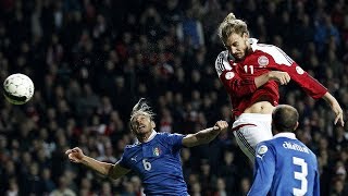 Denmark 2-2 Italy all goals - 11 October 2013