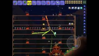 Terraria ios 1.2.4 | Boss Farming/Fighting Arena (Easy to build)