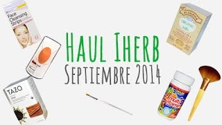 Haul Iherb Septiembre 2014 | Deluxzone