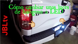 Como cambiar luces de halógeno a LED (mas brillantes)
