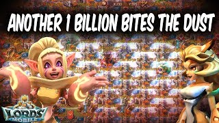 1 Billion Might Castle Bites The Dust - Lords Mobile