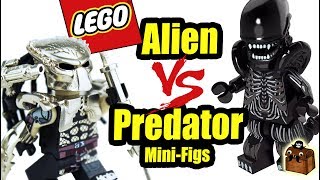 Alien vs Predator LEGO Custom Minifigures Brick Predator