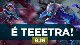 MELHORES ESCOLHAS PARA SOLOQ - PATCH 9.16 - É TEEEEEETRA!