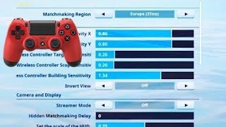 BEST CONTROLLER SETTINGS to build 2x FAST! SETTINGS FOR PS4/XBOX!  (Fortnite Best Sensitivity )