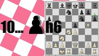 #8 Сицилианская защита за белых. Вариант Найдорфа 10...h7-h6