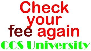 Total Fee | Paid Fee | Balance Fee (CCS University)