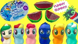 Opening My Little Pony Mashems Mash Mallows and a Gummy Watermelon