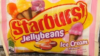 Starburst Ice Cream Flavors Jellybeans: Strawberry, Orange Sherbet, Red Raspberry, Lemon Sorbet