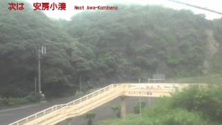 【車窓】快速「白い砂」1号（113系）⑯上総興津（通過）→安房小湊