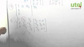 Álgebra lineal - matriz inversa 2 de 5